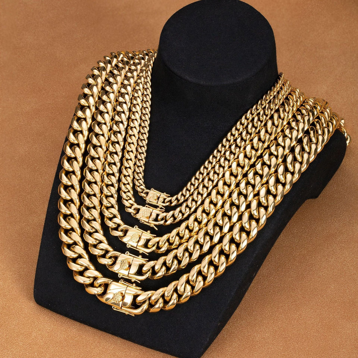 šFlash Saleā”14K gold-plated Cuban necklace - W18